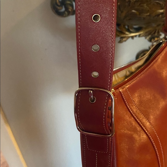 ❤️COACH Legacy Slim Duffle Vintage ‘03 - Red #9326 Adjustable Crossbody/shoulder - Picture 14 of 14